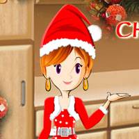 Игра Кухня Сары: Новогодний бисквит Игра Кухня Сары: Новогодний бисквит