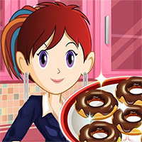 Игра Кухня Сары: Шоколадные кольца Игра Кухня Сары: Шоколадные кольца