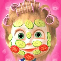 Игра Маша и Медведь салон красоты Игра Маша и Медведь салон красоты