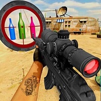 Игра Реалистичная стрельба по бутылкам Игра Реалистичная стрельба по бутылкам