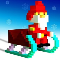Игра Санта на санках Игра Санта на санках