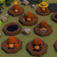 Игра Ударь крота: на двоих Игра Ударь крота: на двоих