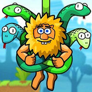 Игра Адам и Ева: перережь веревку