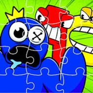 Игра Алфавит и Радужные друзья: пазлы