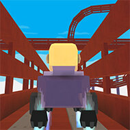 Игра Американские горки в майнкрафте