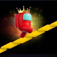 Игра Амонг Ас: бег со стопками