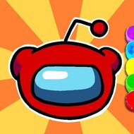 Игра Амонг Ас: раскраски