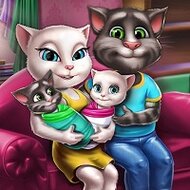 Игра Анжела уход за двойняшками