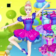 Игра Барби в розовых пуантах