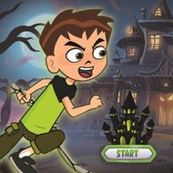 Игра Бен 10: приключения в доме с приведениями