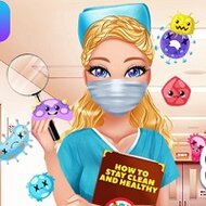 Игра Береги здоровье вместе с Барби