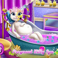 Игра Беременная Анжела в спа-салоне