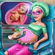 Игра Беременные рожают в роддоме