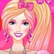 Игра Блонди в розовом