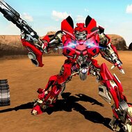 Игра Боевые роботы: пазлы