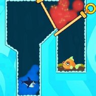 Игра Булавки: спасение рыбки