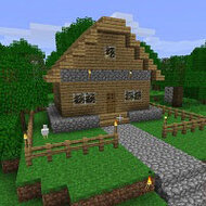 Игра Частный дом в Майнкрафте