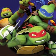 Игра Черепашки-ниндзя в лазерной пещере