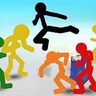 Игра Чёрные человечки драки