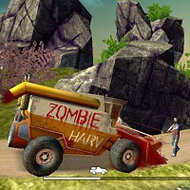 Игра Дальнобойщик против зомби