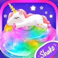 Игра Делаем слайм с единорогами