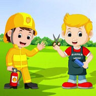 Игра Детская меморина: профессии