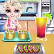 Игра Для девочек: Готовим роллы