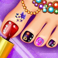 Игра Для девочек педикюр