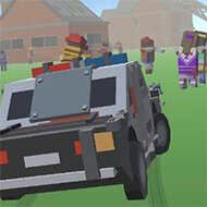 Игра Гонки: дави зомби