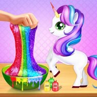 Игра Единорог слайм