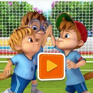 Игра Элвин и бурундуки: футбол