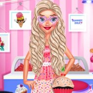 Игра Эльза готовит мороженое