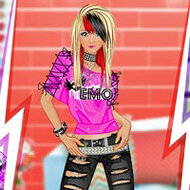 Игра Эмо одевалки