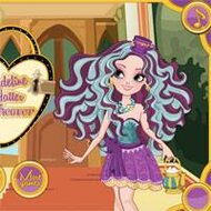 Игра Эвер Афтер Хай: макияж для Мэделин Хэттер
