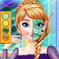 Игра Фейс-арт для принцесс
