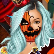 Игра Фейс-арт на Хеллоуин 2