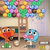 Игра Гамбол и Дарвин: стрелялка шариками