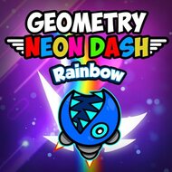 Игра Геометрия Даш: неоновая радуга