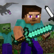 Игра Герои Майнкрафта: 12 раскрасок