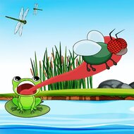 Игра Голодная лягушка