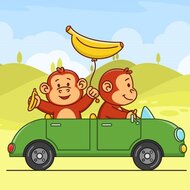 Игра Гонка обезьянки