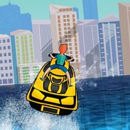 Игра Гонки на лодке