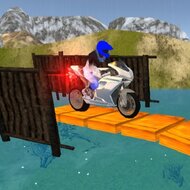 Игра Гонки на мотоцикле в горах