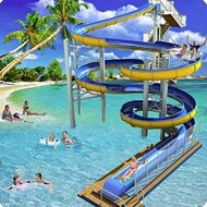 Игра Гонки в аквапарке