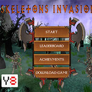 Игра Город героев против скелетов