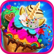 Игра Готовим мороженое единорог