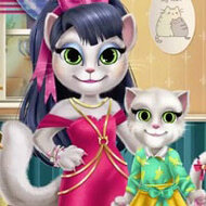 Игра Говорящий кот: макияж Анжелы