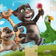 Игра Говорящий кот: пазлы