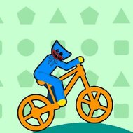 Игра Хагги Вагги на велосипеде