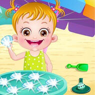 Игра Хейзел на пляже